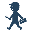 技術スタッフが訪問